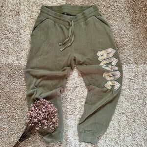 AC/DC Khaki Joggers with Logo